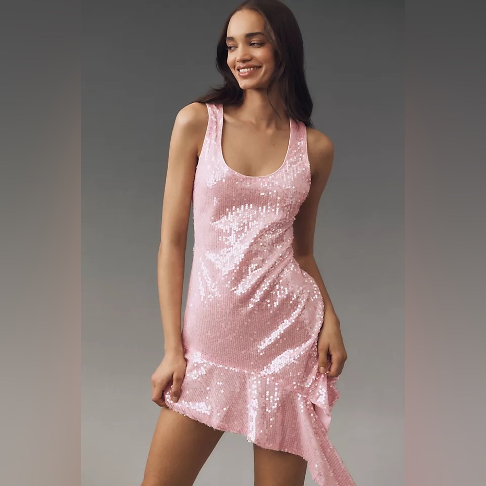 Endless Rose Pink Sequin Mini Dress
